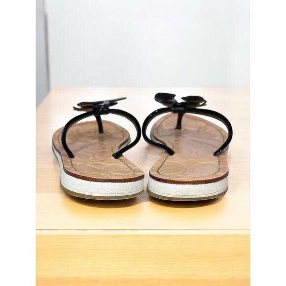 Y2K Coach Signature Crab Thong Sandal Size 8.5 - Picture 4 of 9